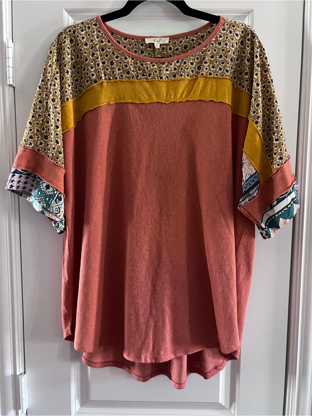 Mixed Media/Print Top